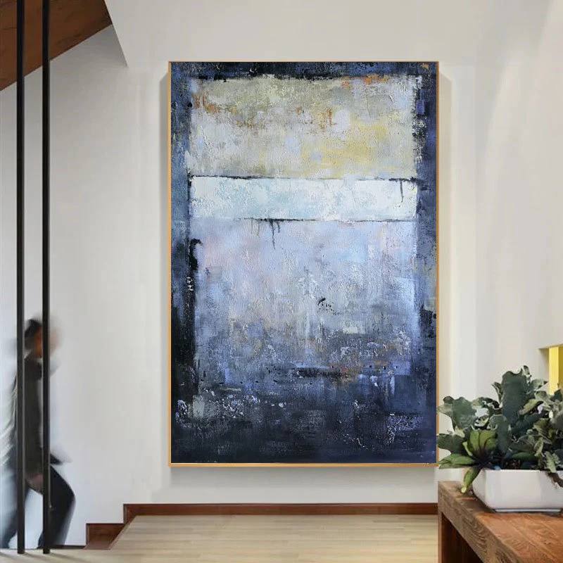 Modern Room Huge Living Abstract Canvas Wall Art 4RW7V wall art